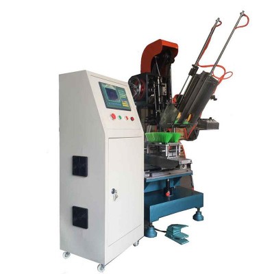 Computer numerical control High safety level steel wire brush making machine